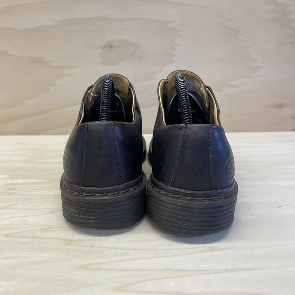 Skechers Mens Comfort Oxford Shoes Brown Leather Lace Up Round Toe 7450 Size 9.5 main image 5